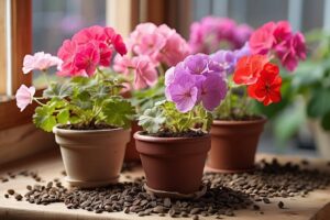 how to start geranium seeds indoors