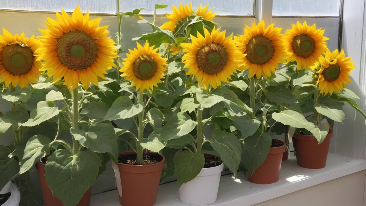 sunflower seeds indoors