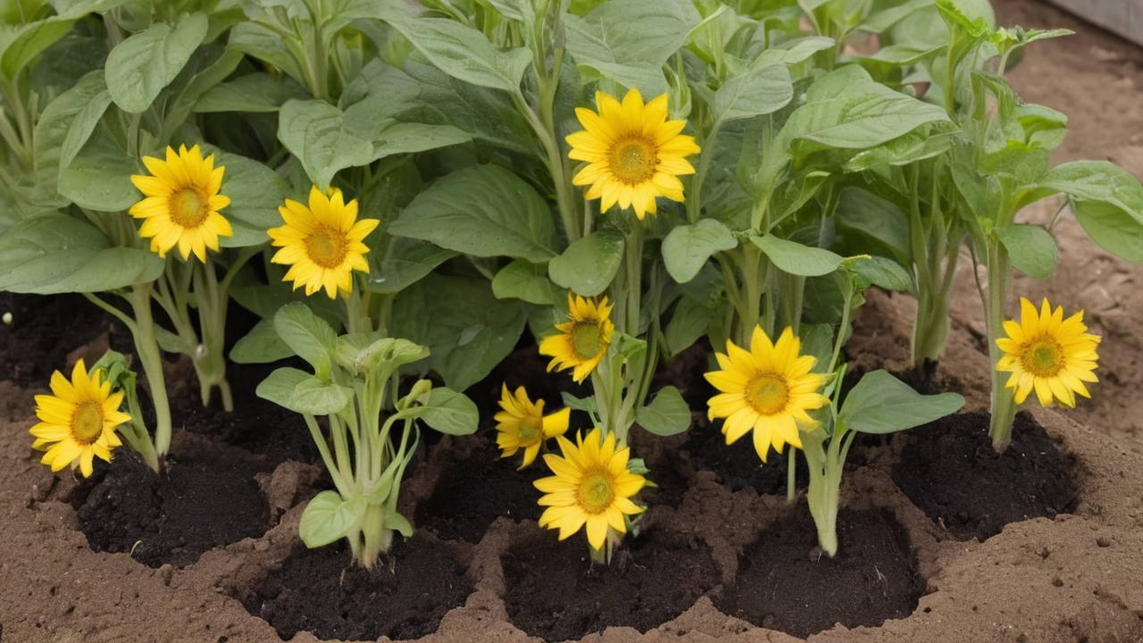 sunflower seeds indoors