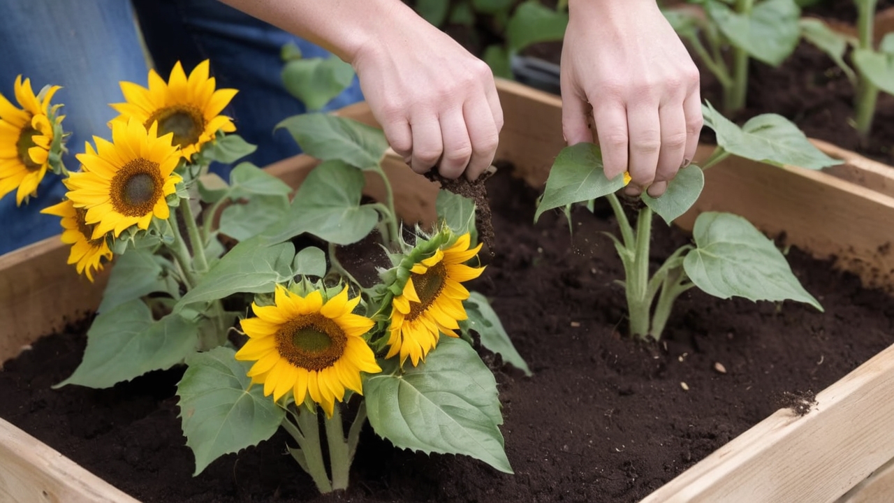 sunflower seeds indoors